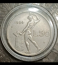Italia – 50 Lire – 1954 – SPL+