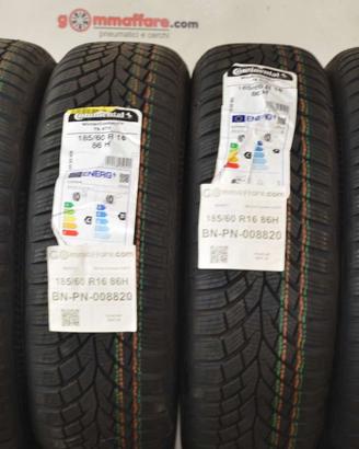 4 Pneumatici 185/60 R16 Continental Wintercontact 