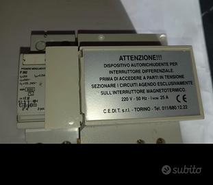 Salvavita differenIale a riarmo automatico