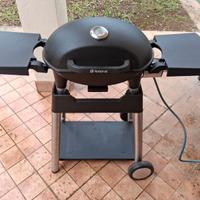 barbequea gas con piastra in ghisa