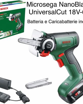 Bosch Microsega a batteria NanoBlade UniversalCut