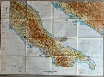 CARTA DI NAVIGAZIONE AEROTATTICA CNA F-2C 146x106.