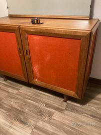 Credenza MB15 Albini-Helg tessuto arancione