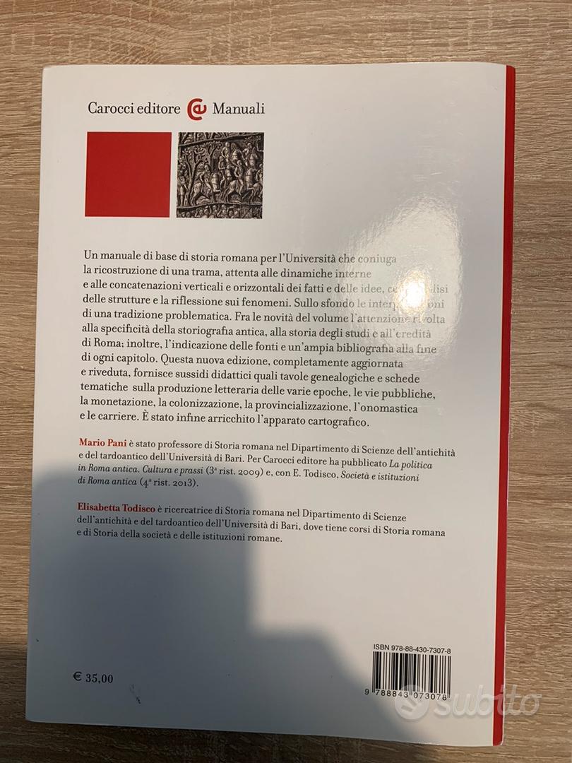 Libro universitario di storia romana - Libri e Riviste In vendita a Bari