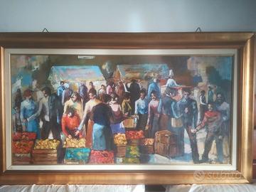 Quadro Il mercatino della frutta