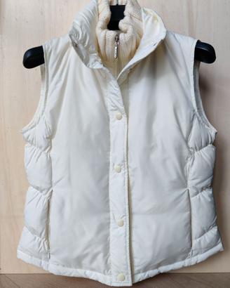 Gilet smanicato vera piuma d'oca, taglia S