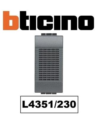 SUONERIA 230V Bticino serie Living art. L4351/230