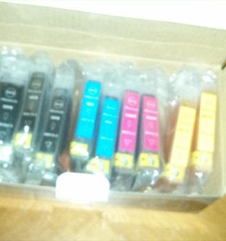 7 cartucce per canon pixma