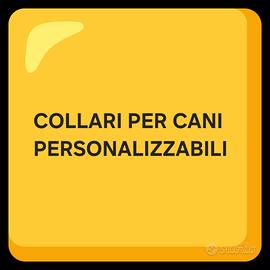 collari per cani personalizzati 