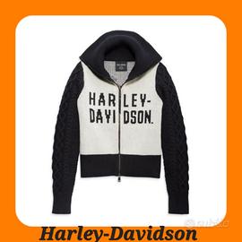 MAGLIA LANA DONNA BLACK WHITE H-D