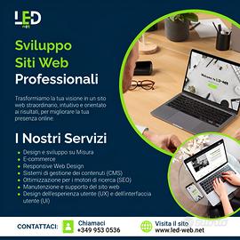 Creazione Siti Web con SEO, Hosting e Assistenza