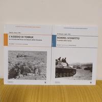 ASSEDIO DI TOBRUK ROMMEL SCONFITTO 2 LIBRI OSPREY