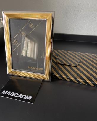 Cornice in ottone dorato Mascagni