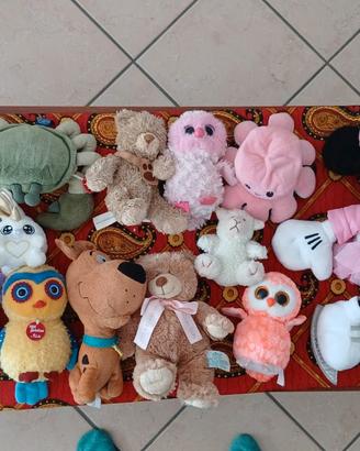 Lotto 15 Peluche Lavati e Sterilizzati