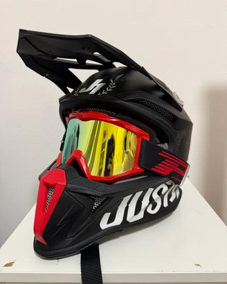 Casco Motocross Taglia S