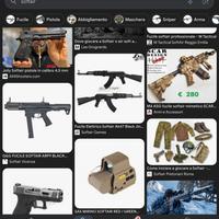 softair attrezzatura varia