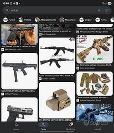 softair attrezzatura varia