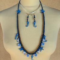 collana donna con orecchini 