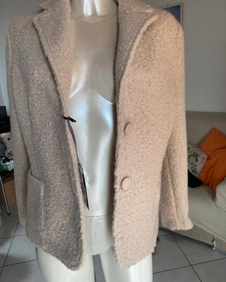 Cappotto blazer donna effetto lana alan Hamilton