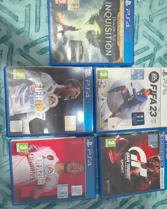Lotto Giochi PS4/PS5: FIFA 23, Gran Turismo  ecc