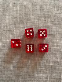 Set 5 Dadi da gioco classici