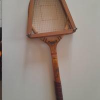 racchetta da tennis vintage collezione  in legno