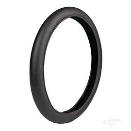 Coprivolante Elasticizzato Similpelle Nero Rosso