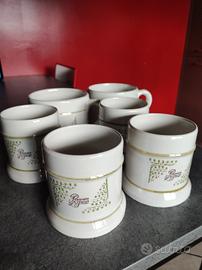 Tazze ceramica "Premiato forno" vintagen