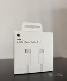 NUOVO Apple Cavo Originale 240W TypeC 2M