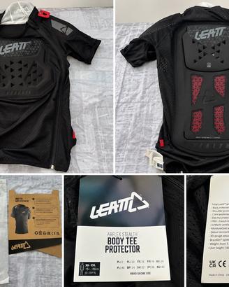 Leatt AirFlex Stealth Body Tee S Nuovo