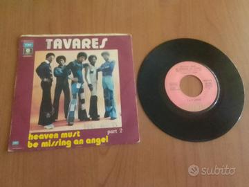 lp 45 tavers heaven must be missing an angel