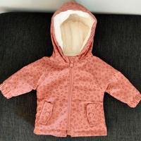 Parka imbottito leopardato rosa Kiabi 3 mesi 56 cm