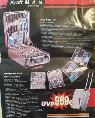set completo attrezzi KRAFT Germany