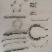 Lotto di Gioielli in Argento Indiano