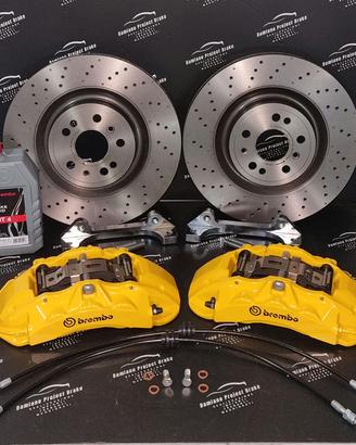 Impianto Frenante Maggiorato 350 Brembo 6 Pompanti