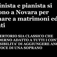 Violinista e pianista Novara