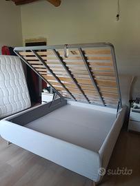 struttura letto matrimoniale contenitore