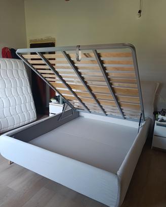 struttura letto matrimoniale contenitore