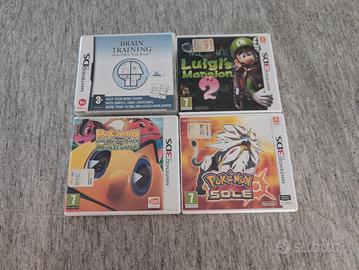4 giochi Nintendo 2DS 3DS 