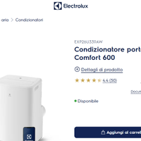 Condizionatore portatile Electrolux EXP26U339AW