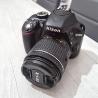 Fotocamera reflex Nikon d3300 + custodia