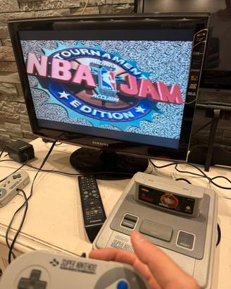 Console Super Nintendo Snes anni 90 Pal e 2 joypad