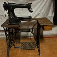 Macchina cucire pellame Singer vintage