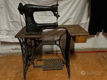 Macchina cucire pellame Singer vintage