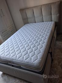 Letto rete motorizzata e materasso