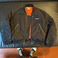 Giacca bomber off white