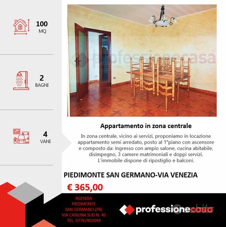 Appartamento semi arredato,3camere e 2bagni