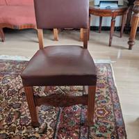 Tre sedie alte neorinascimentali