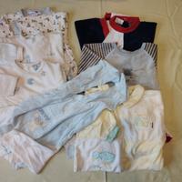 Tutine ciniglia taglia 6-9 mesi - Totale 7 pezzi