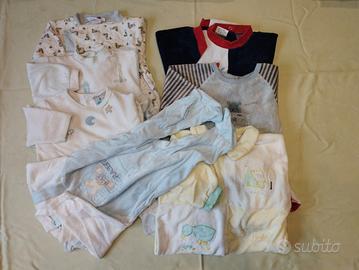 Tutine ciniglia taglia 6-9 mesi - Totale 7 pezzi